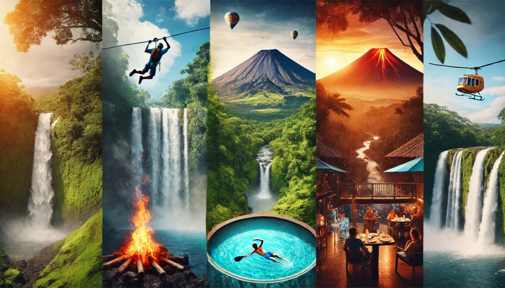 4 Elements Challenge: Air, Water, Earth, and Fire in a Day in La Fortuna, Costa Rica